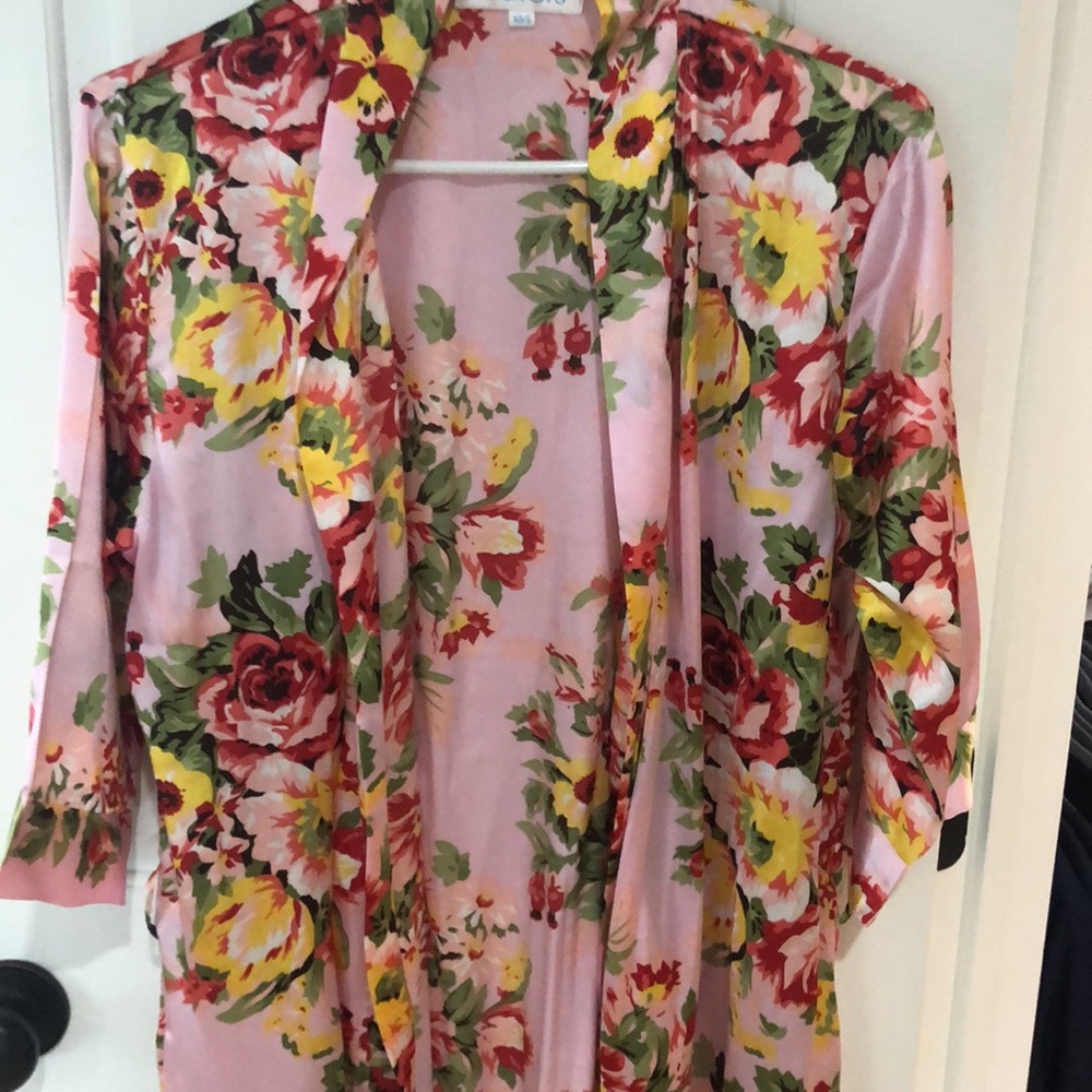 Pink Floral Robe - Picture 4 of 4